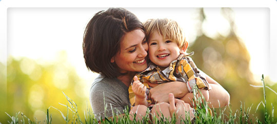 Mom with Son